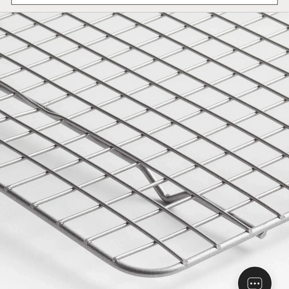 CRATE AND BARREL SET of (2) Cooling Rack Bacon Sheet